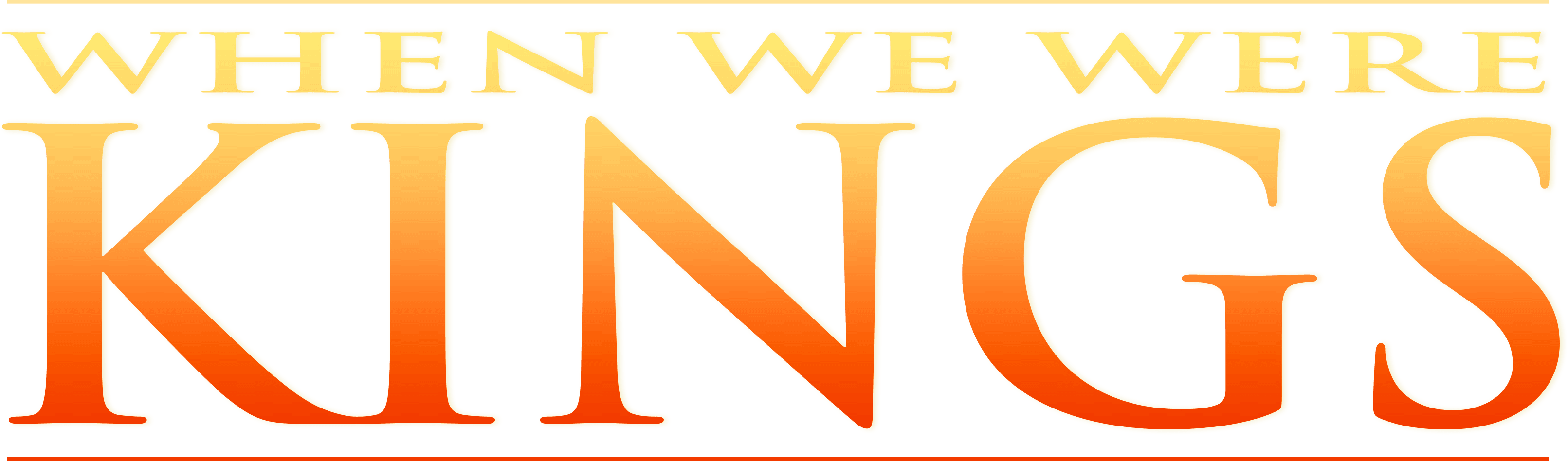 When We Were Kings logo