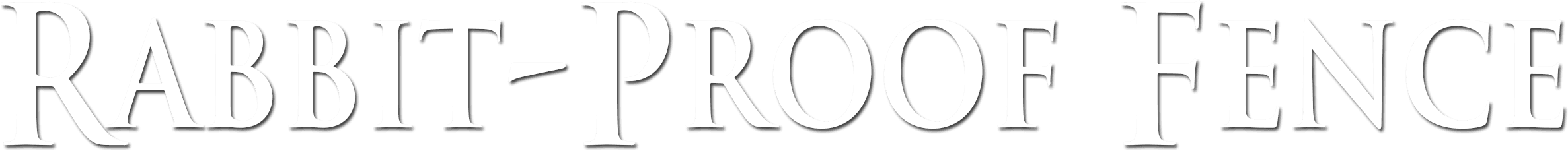 Rabbit-Proof Fence logo