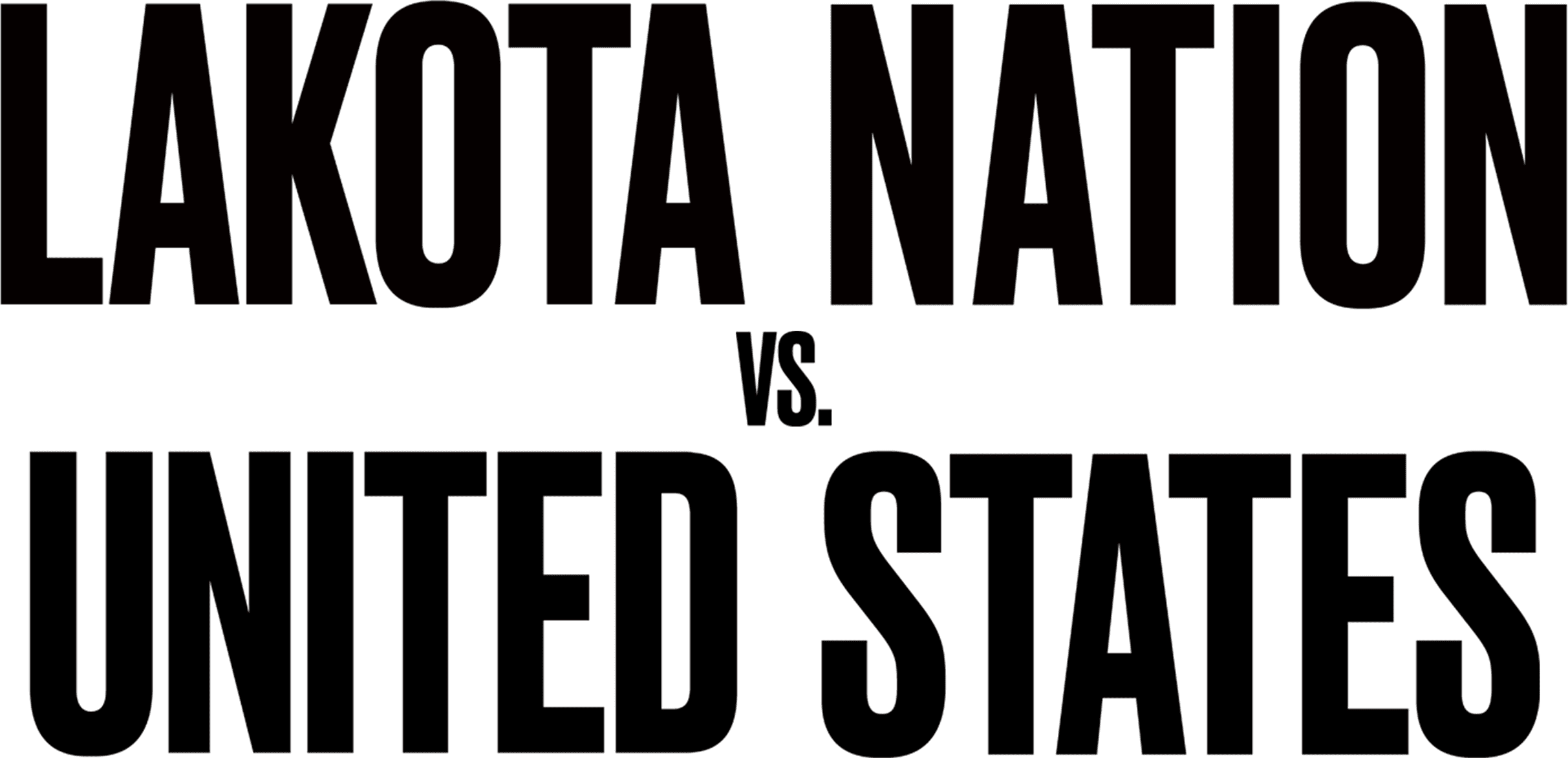 Lakota Nation vs. United States logo