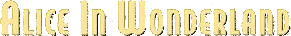 Alice in Wonderland logo