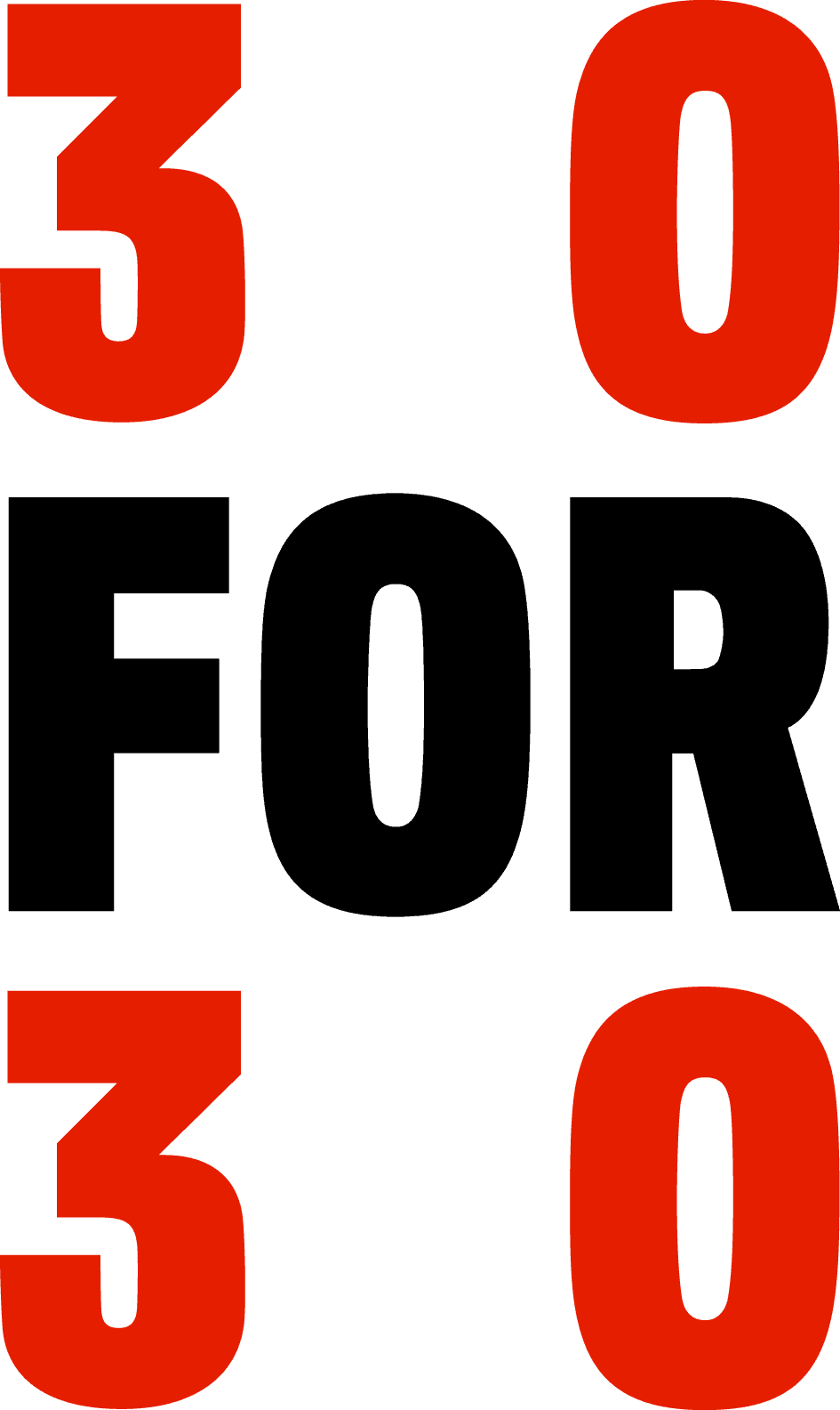 30 for 30 logo