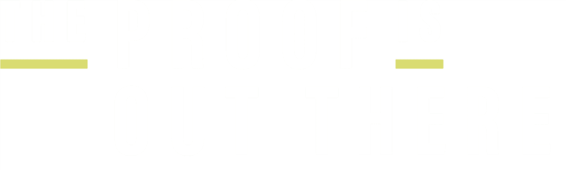 The Proof Is Out There logo