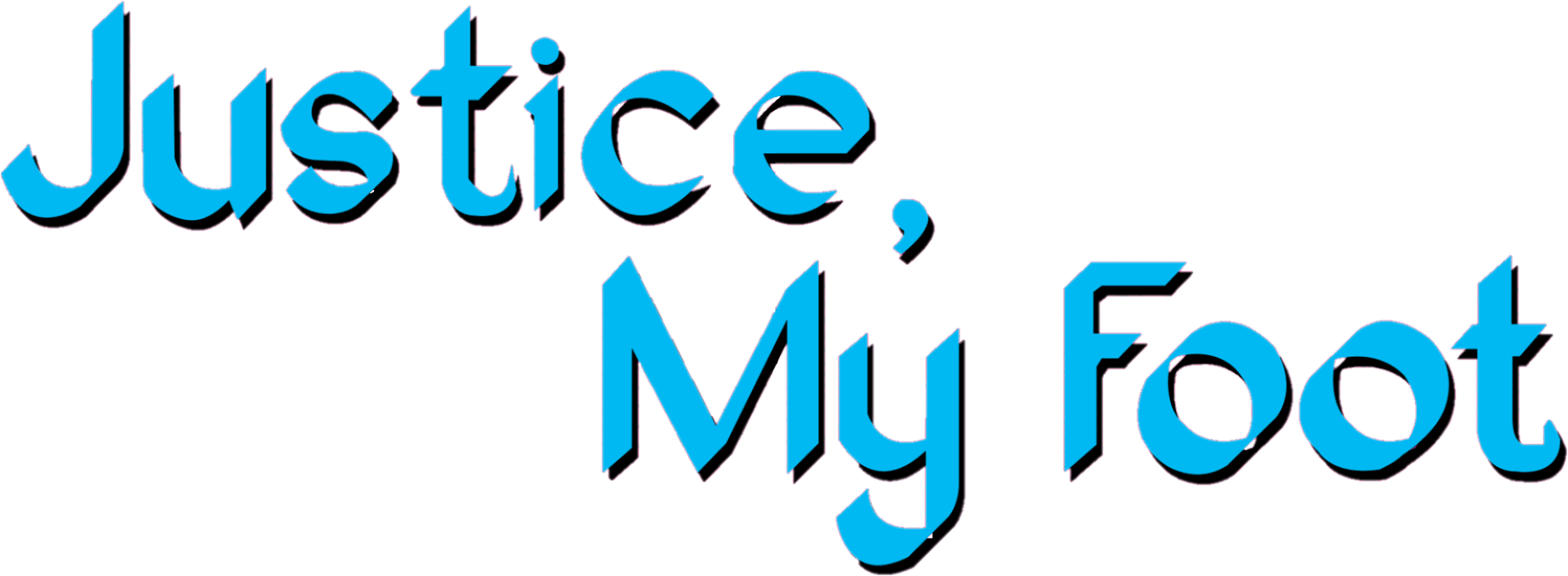 Justice, My Foot! logo