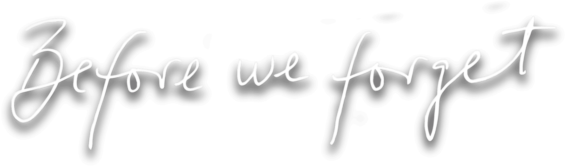 Before We Forget logo
