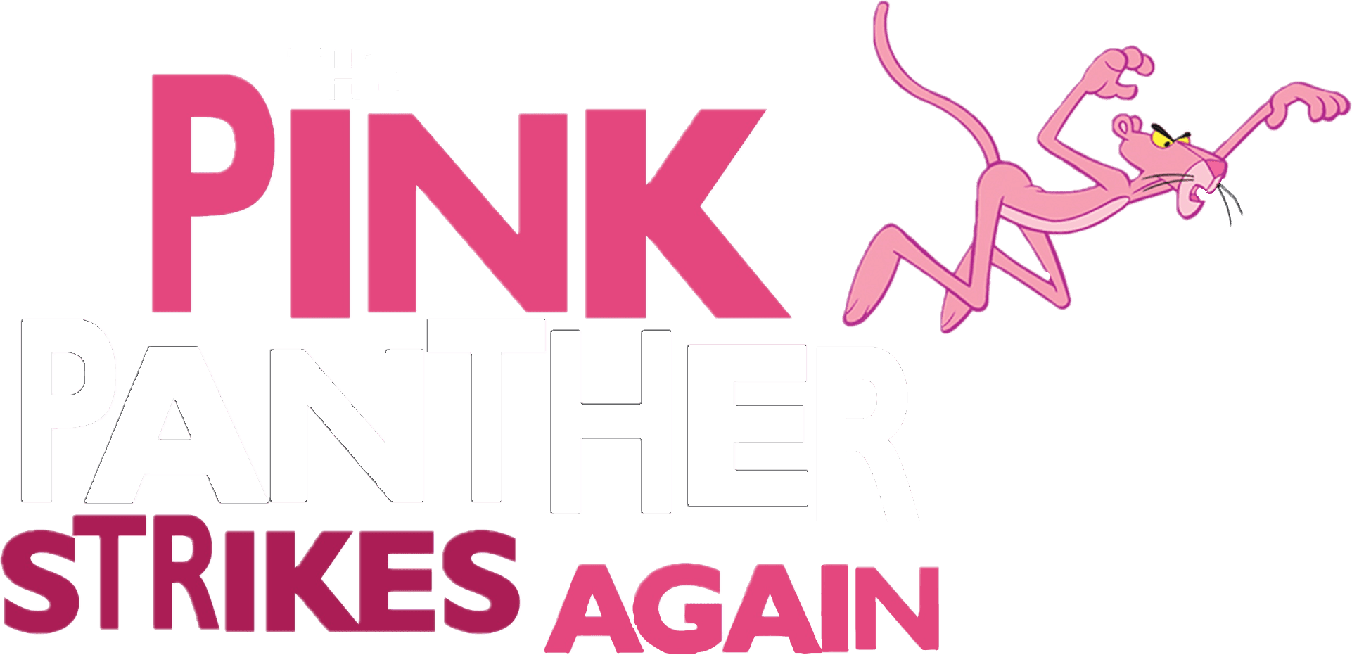 The Pink Panther Strikes Again logo