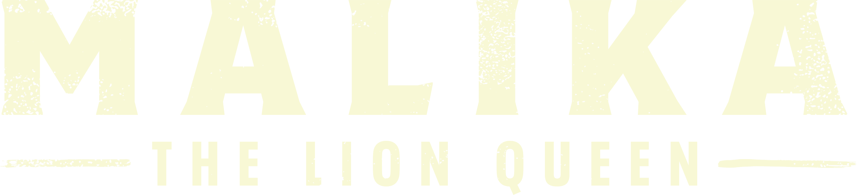 Malika the Lion Queen logo