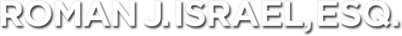 Roman J. Israel, Esq. logo
