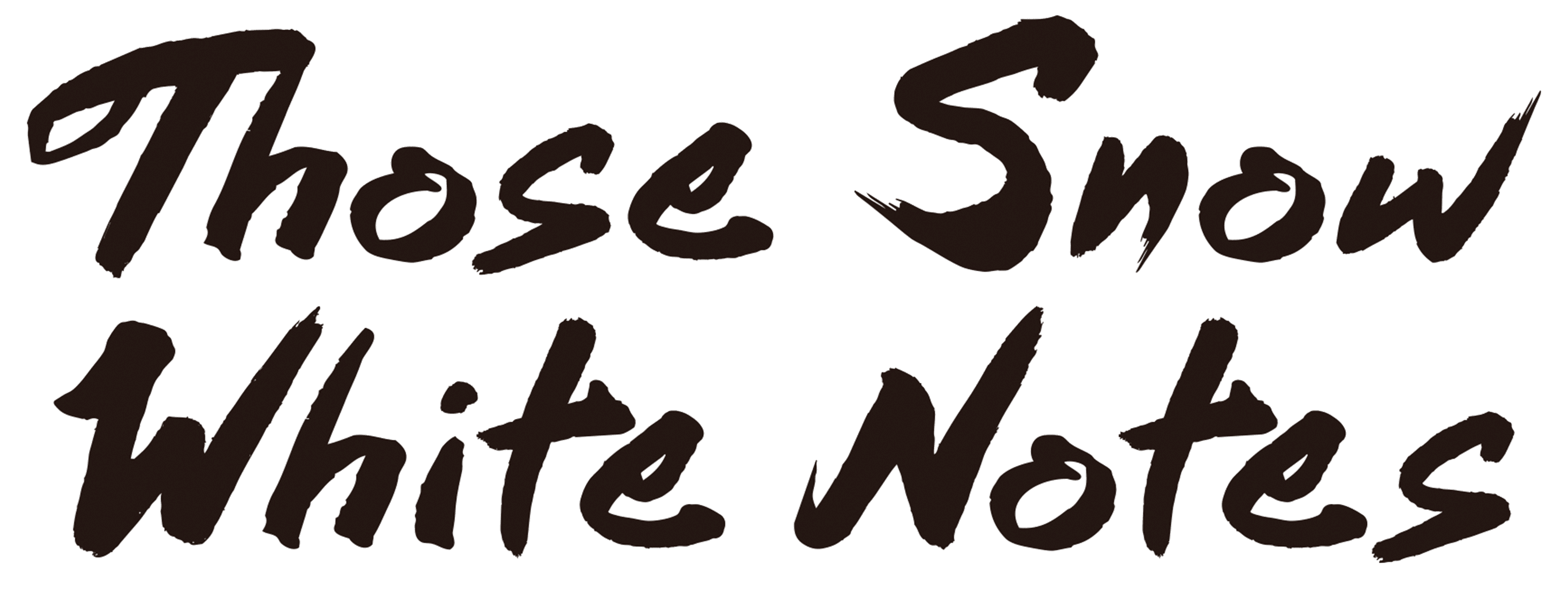 Those Snow White Notes logo