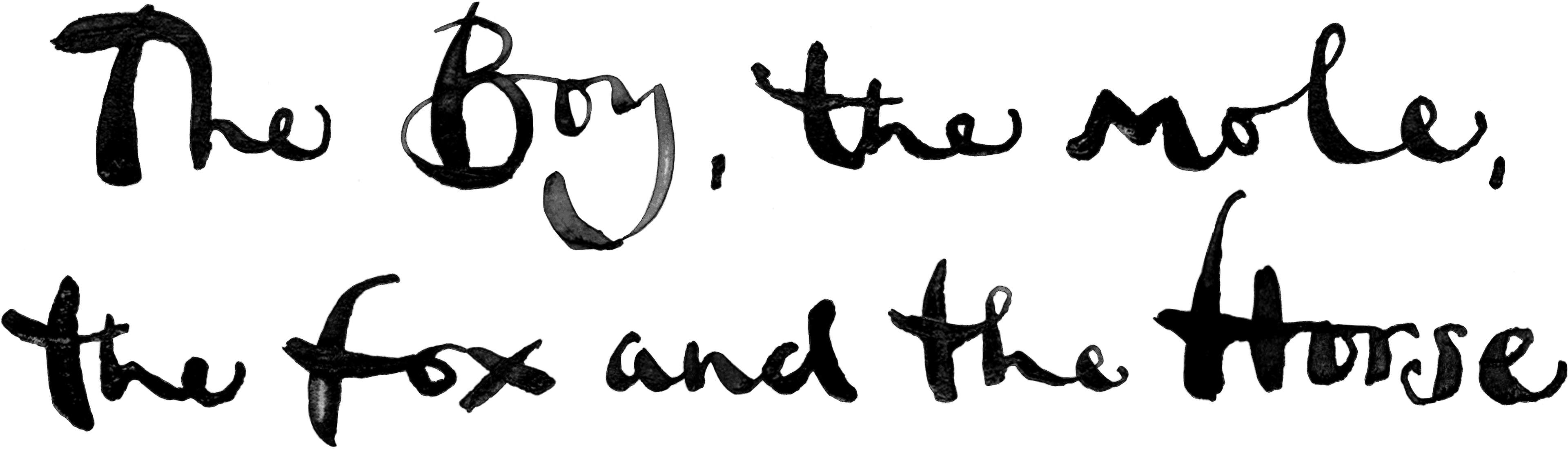 The Boy, the Mole, the Fox and the Horse logo