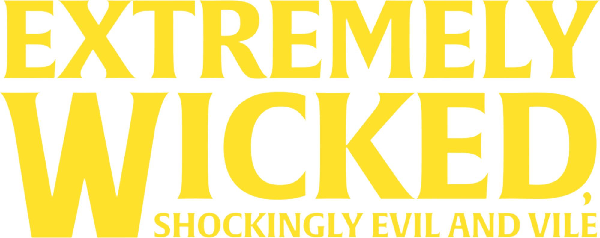 Extremely Wicked, Shockingly Evil and Vile logo