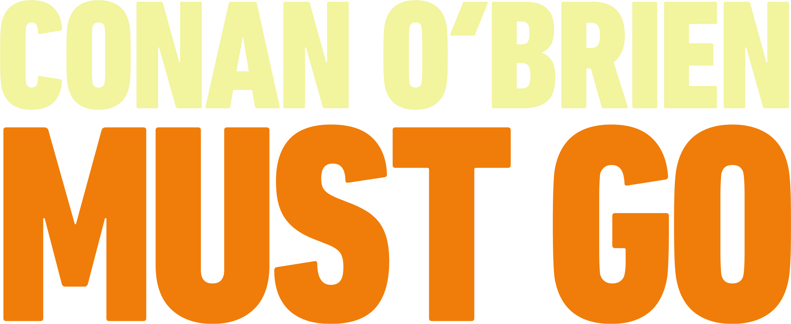 Conan O'Brien Must Go logo