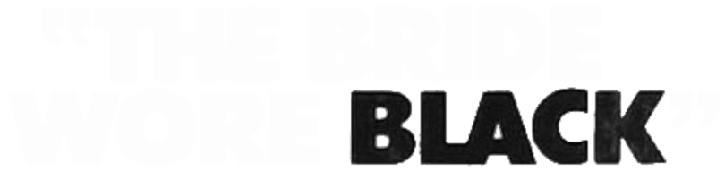 The Bride Wore Black logo