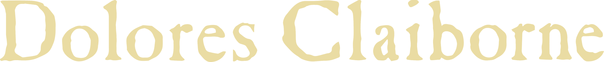 Dolores Claiborne logo