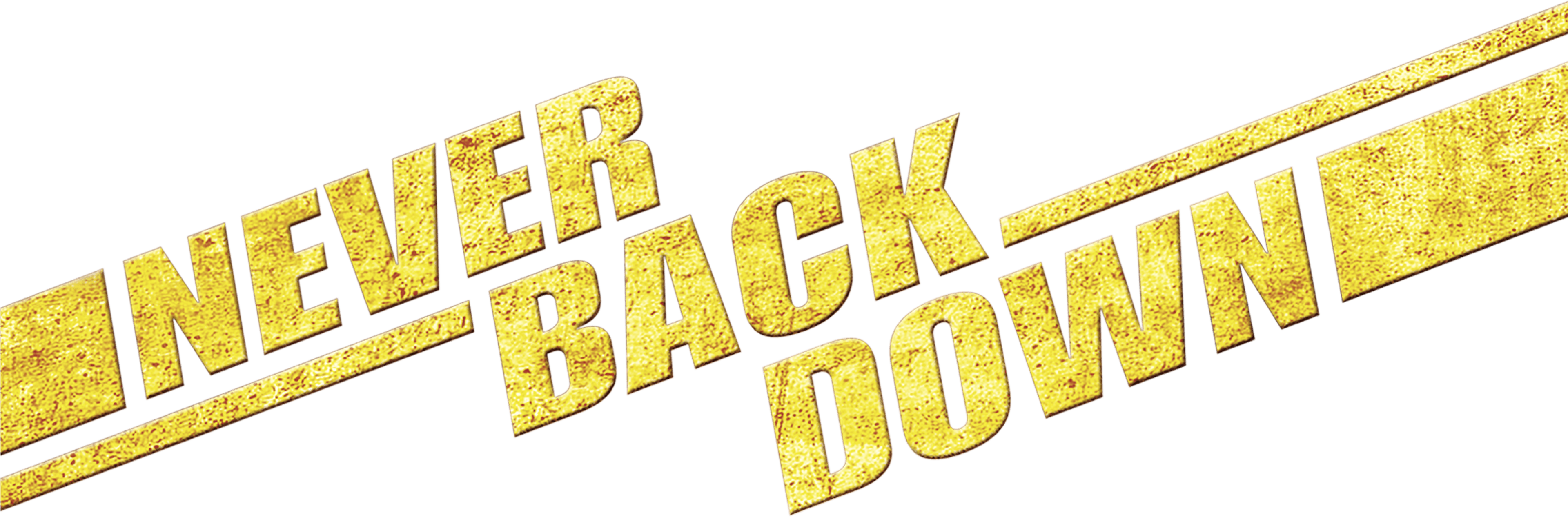 Never Back Down logo
