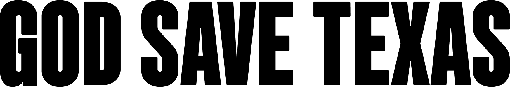 God Save Texas logo