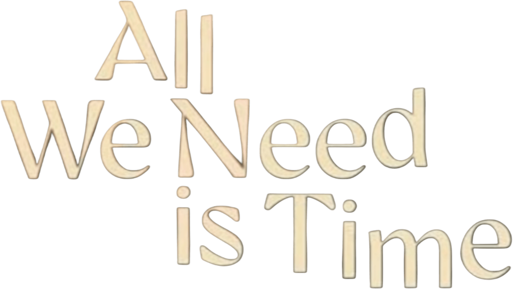 All We Need Is Time logo