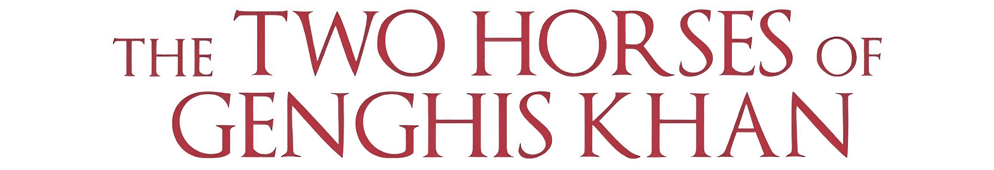 The Two Horses of Genghis Khan logo