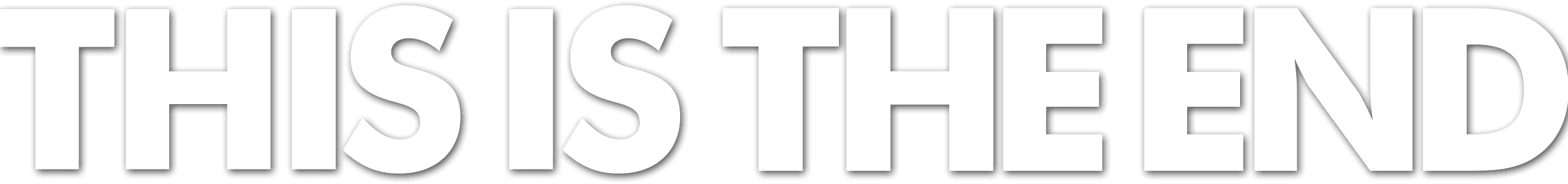 This Is the End logo