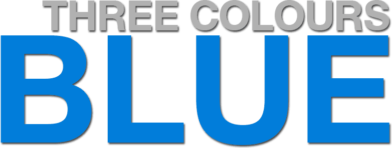Three Colors: Blue logo