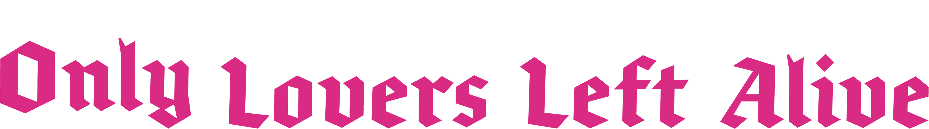 Only Lovers Left Alive logo