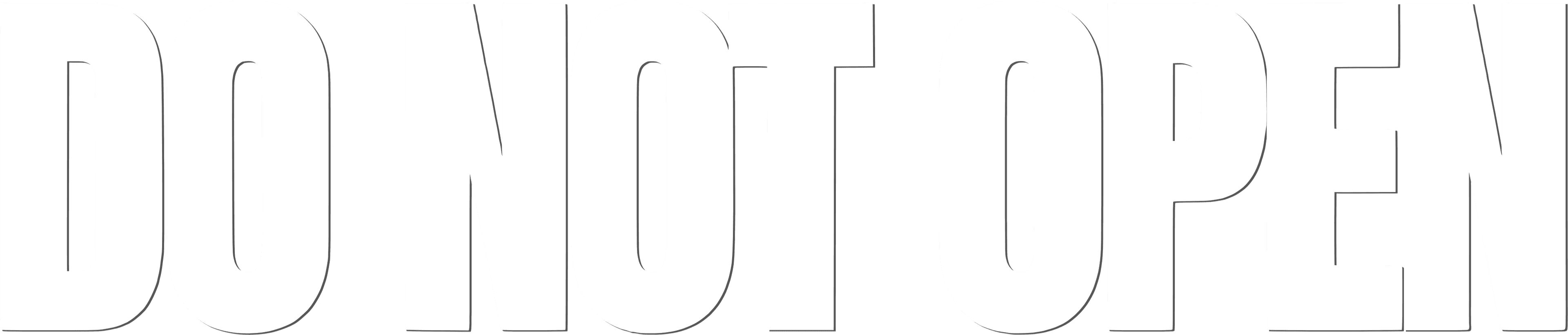 Do Not Open logo