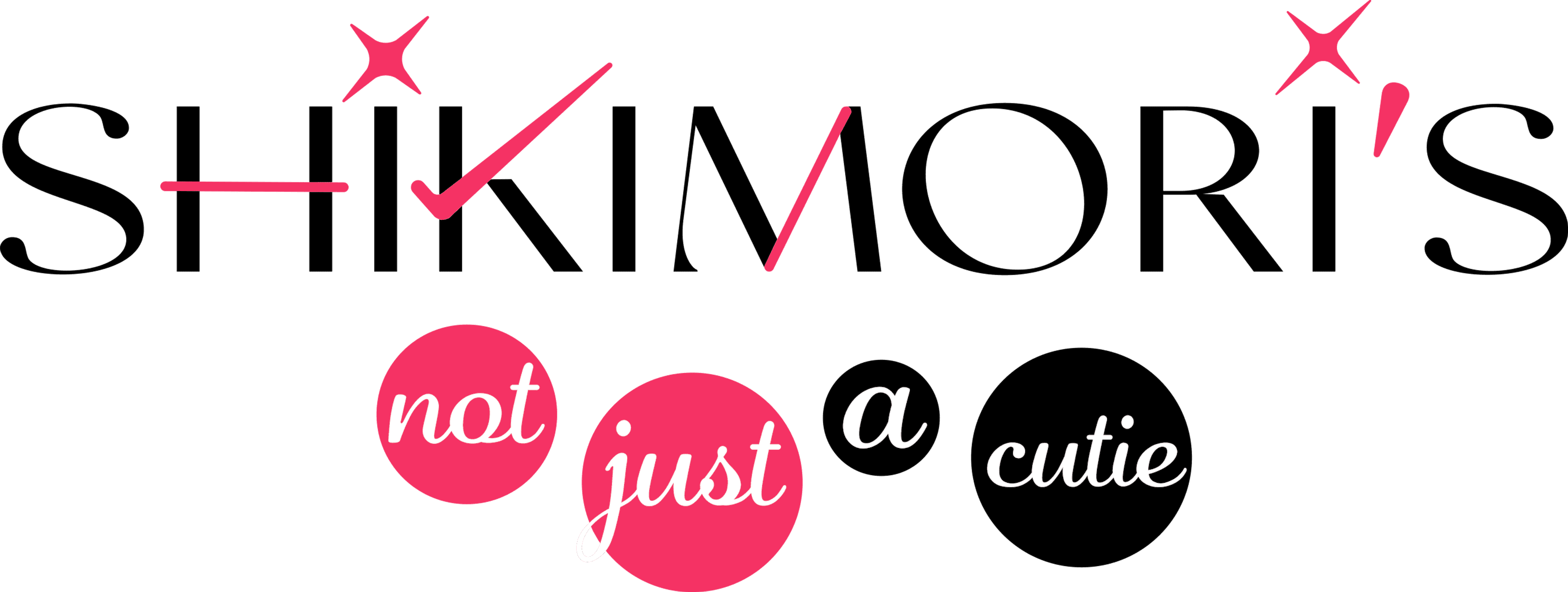 Shikimori's Not Just a Cutie logo