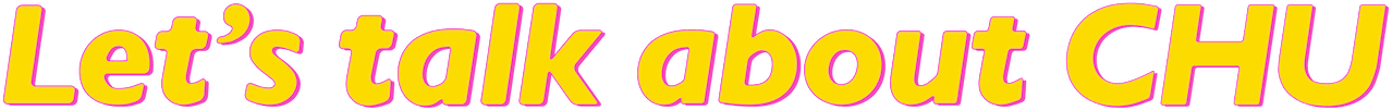 Let's Talk About CHU logo