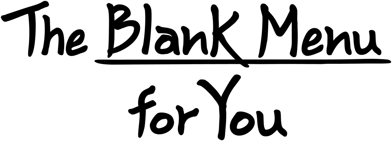 The Blank Menu for You logo