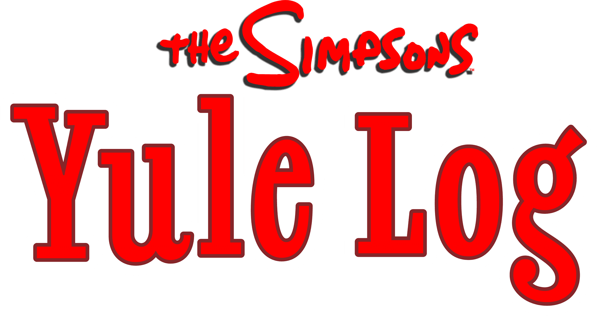 The Simpsons Yule Log logo