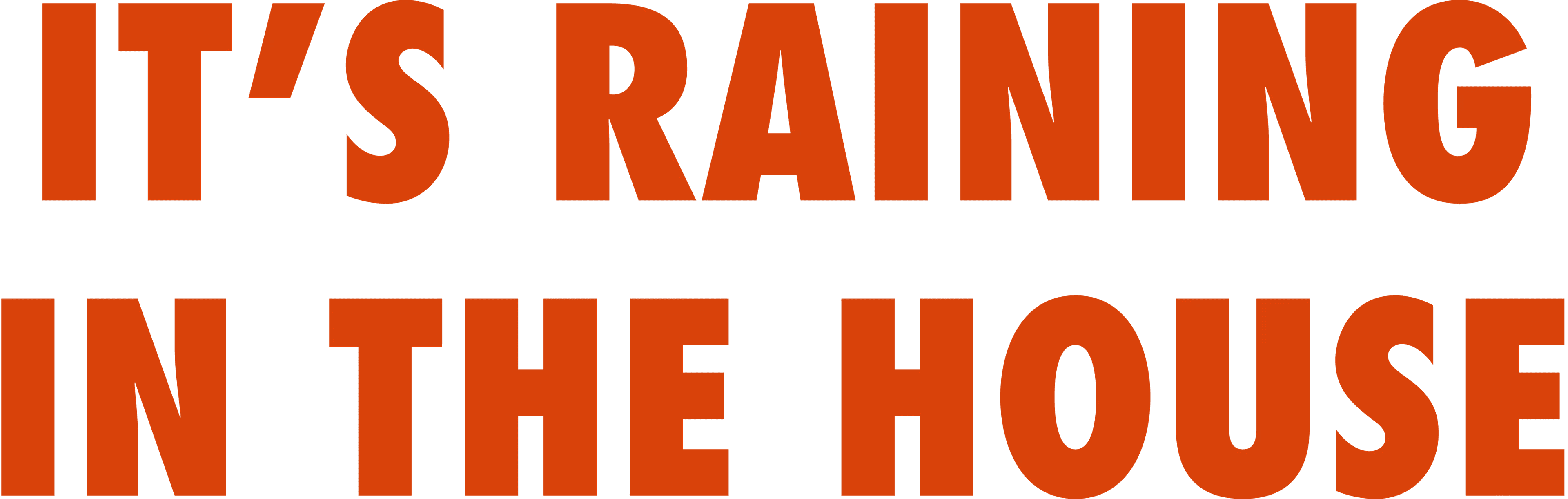 It's Raining in the House logo