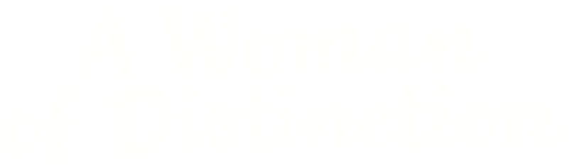 A Woman of Distinction logo