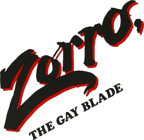 Zorro, The Gay Blade logo