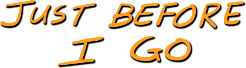 Just Before I Go logo