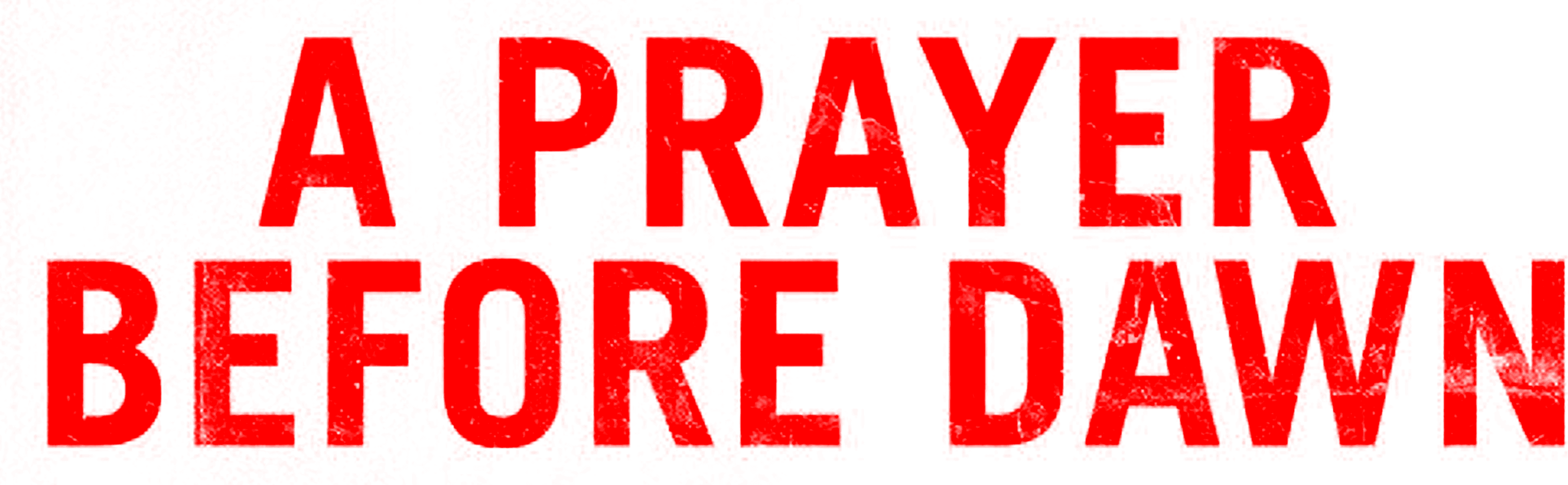 A Prayer Before Dawn logo