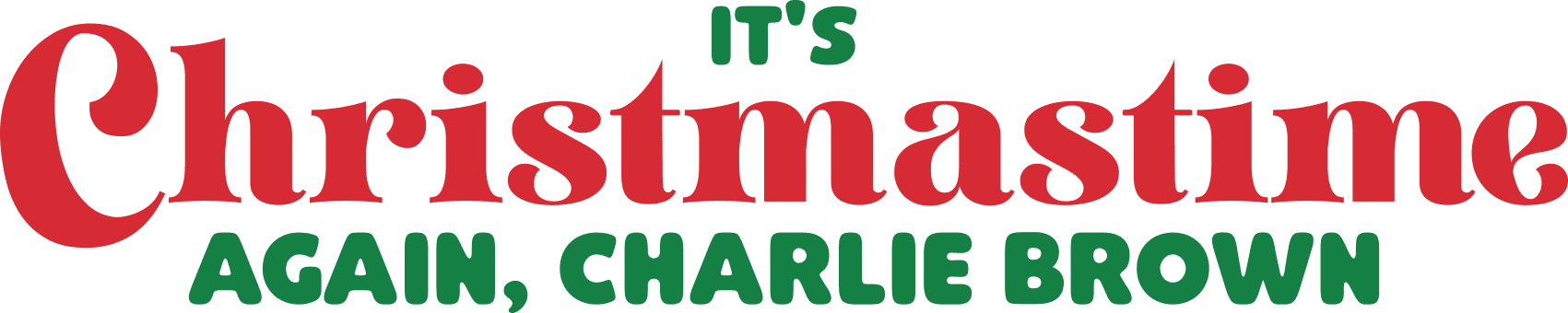 It's Christmastime Again, Charlie Brown logo