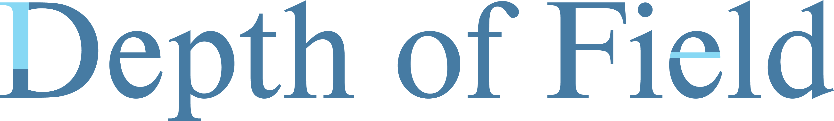 Depth of Field logo