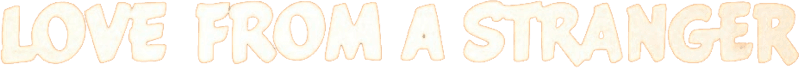 Love from a Stranger logo