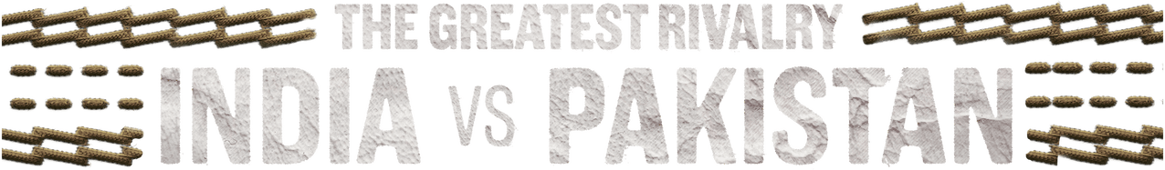 The Greatest Rivalry: India vs Pakistan logo