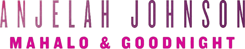 Anjelah Johnson: Mahalo & Goodnight logo