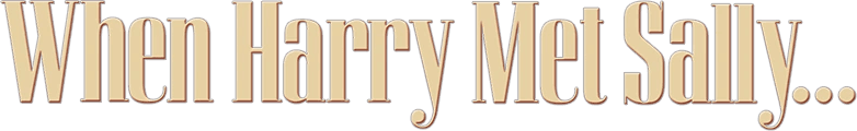 When Harry Met Sally... logo
