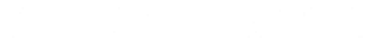 Your Name. logo