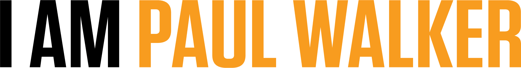 I Am Paul Walker logo